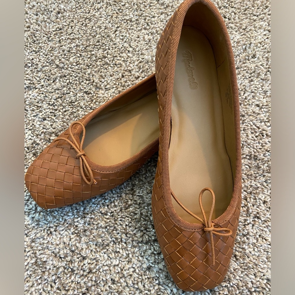 Madewell - Brown Woven Ballet Flats - NWOT - 7